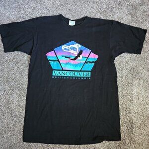 Wilson Sport Vancouver British Columbia Black Destination  Large Short Sleeve